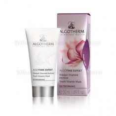 Masque Vitaminé Jeunesse Algotime Expert Algotherm (vitalité effet bonne mine) - Tube 50ml