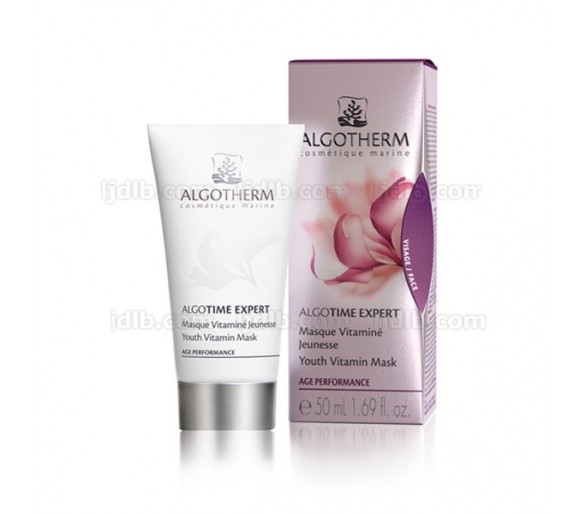 Masque Vitaminé Jeunesse Algotime Expert Algotherm (vitalité effet bonne mine) - Tube 50ml