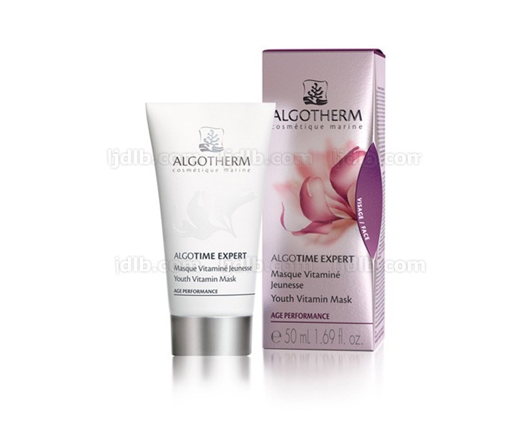 Masque Vitaminé Jeunesse Algotime Expert Algotherm (vitalité effet bonne mine) - Tube 50ml