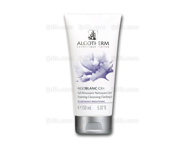 Gel Moussant Nettoyant Clarté AlgoBlanc CX Plus Algotherm - Le soin nettoyant et exfoliant pureté - Tube 150ml
