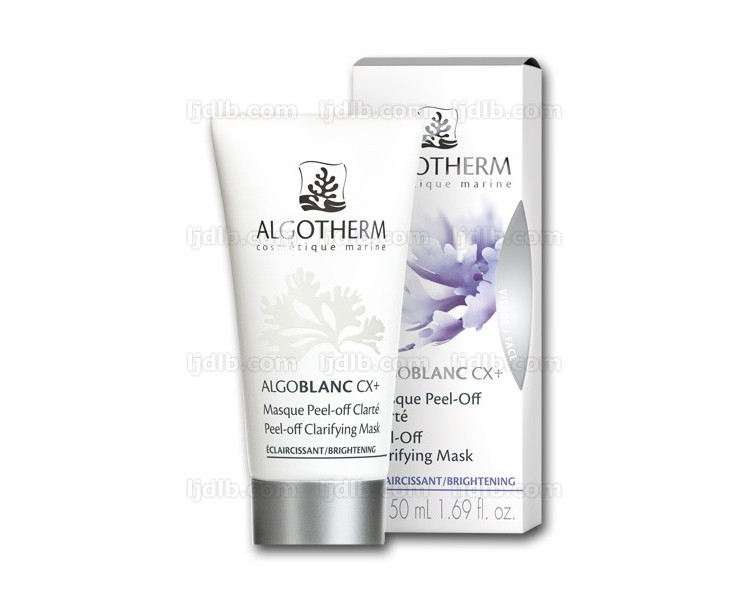 Masque Peel-Off Clarté AlgoBlanc CX Plus Algotherm - Le masque inédit lissant et anti-taches - Tube 50ml