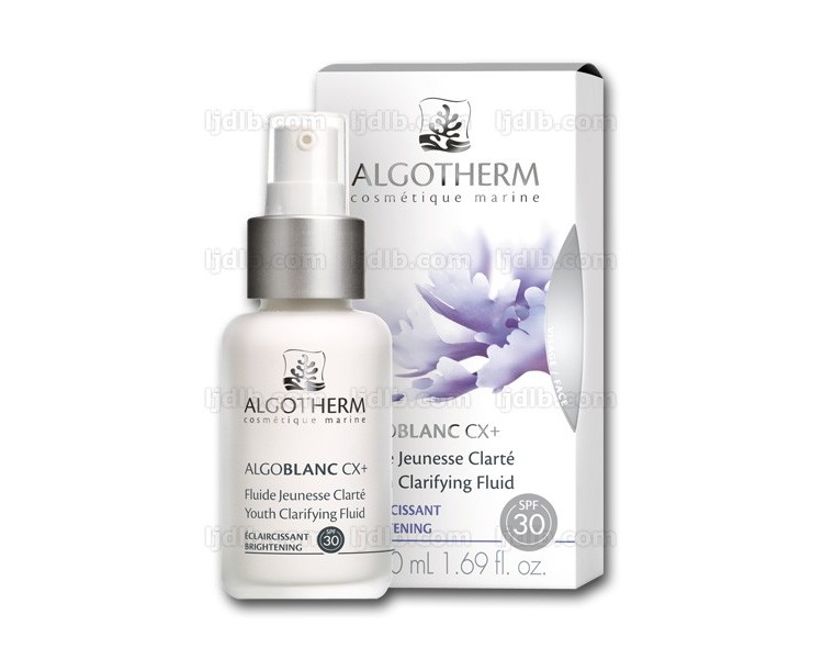 Fluide Jeunesse Clarté AlgoBlanc CX Plus Algotherm - Le soin protecteur lissant et anti-taches - Spray 50ml