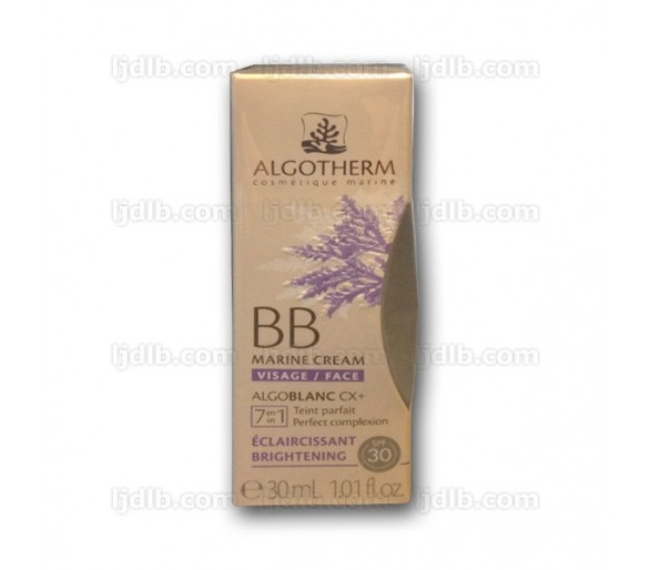 BB Marine Cream Visage Algotherm - 7 en 1 Teint parfait CX Plus AlgoBlanc SPF30 - Tube 30ml
