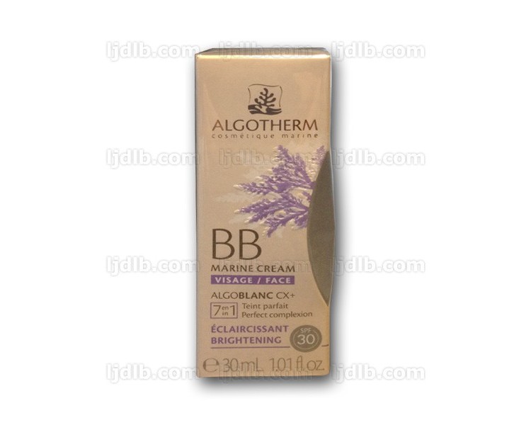 BB Marine Cream Visage Algotherm - 7 en 1 Teint parfait CX Plus AlgoBlanc SPF30 - Tube 30ml