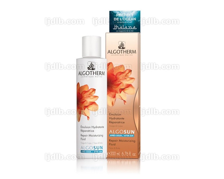 Emulsion Hydratante Réparatrice AlgoSun (Visage et Corps) Algotherm - Flacon 200ml