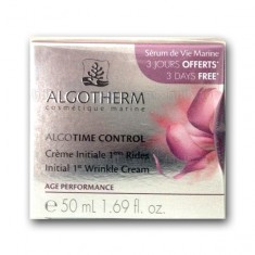 Crème Initiale 1ères Rides Algotime Control Algotherm (à partir de 25 ans) - Pot 50ml